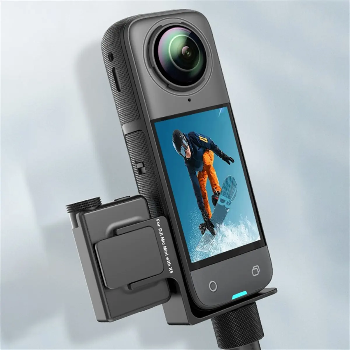 T28C Cold Shoe Mount for Insta360 X5 for DJI Mic Mini Audio Accessories for Action Cameras Enhances Audio Capture