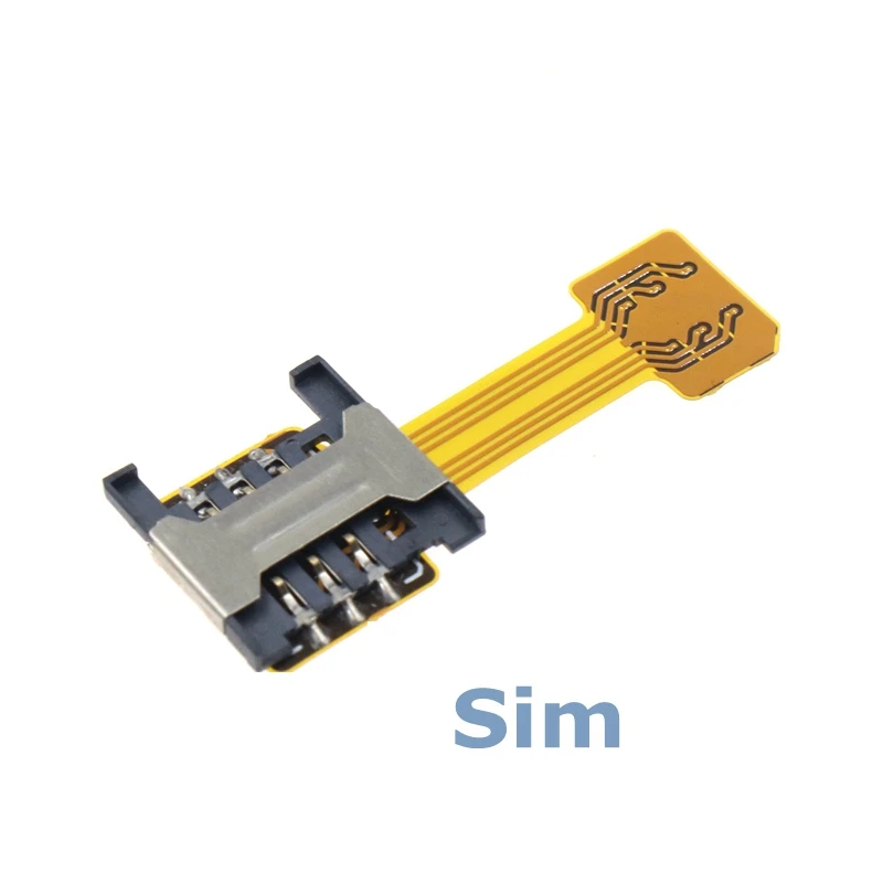 38Mm Adaptor Mikro SD Kartu SIM Ganda Baru untuk Android Extender 2 Adaptor SIM Mikro untuk Xiaomi Redmi untuk Ponsel Samsung