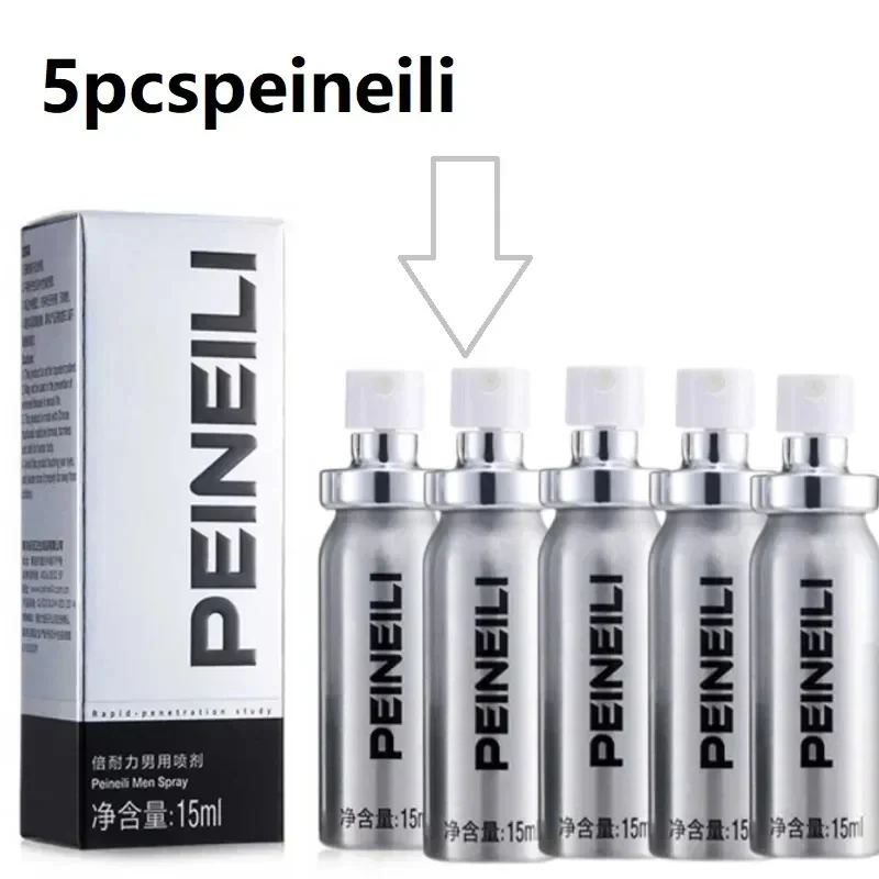 5pcs Peineili Delay Spray Massage Oil Male Delay For Men Spray Male External Use Anti Premature Ejaculation Prolong 60 Minutes