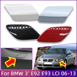 For BMW Headlight Washer Nozzle Cover For E92 E93 LCI 320 325 330 335 M Coupe Convertible 2006-2013 Painted Washer Jet Cover