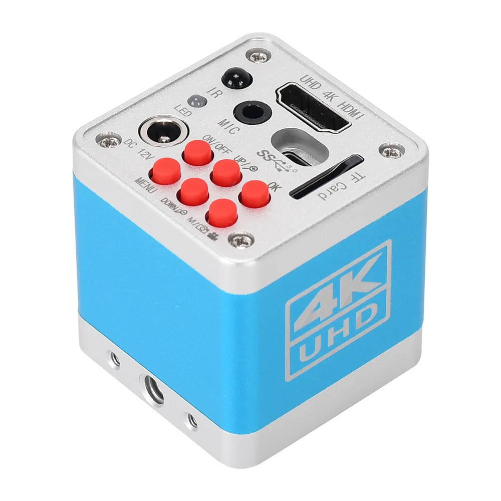 Real Photo HD 4K USB & for Digital Stereo Microscope Camera with Sensor Type-C for PC Industry