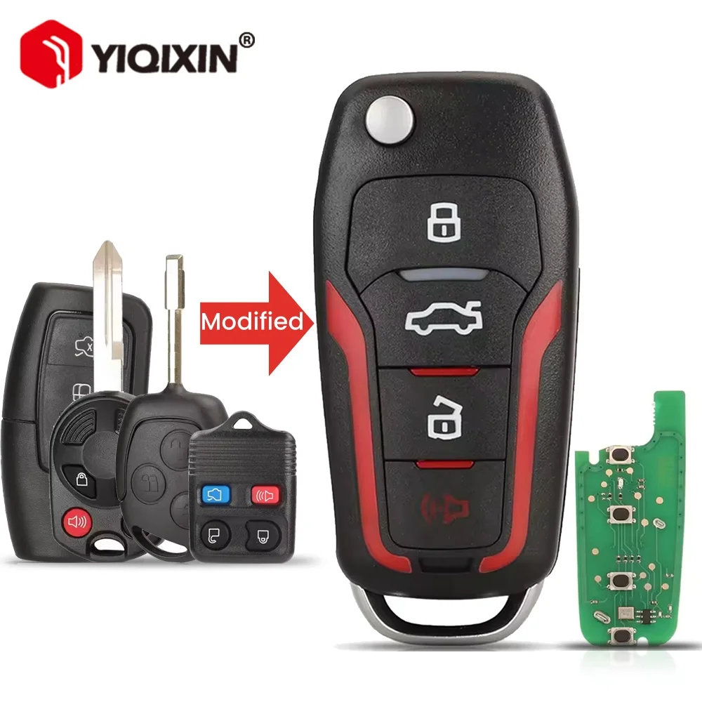 315/433Mhz Modified Remote Key For Ford F150 F550 Escape Focus Fusion Mondeo Transit Fiesta Galaxy Mustang Explorer C-Max S-Max