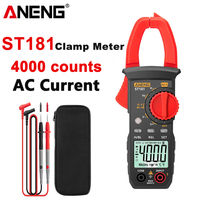 ANENG ST181 Digital Clamp Meter Car Amp Hz Capacitance NCV 4000 Counts Multimeter AC Current Ammeter Voltage Ohm Tester tools ﻿