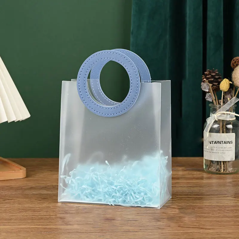 שקית עם ידית עיגול צבעוני