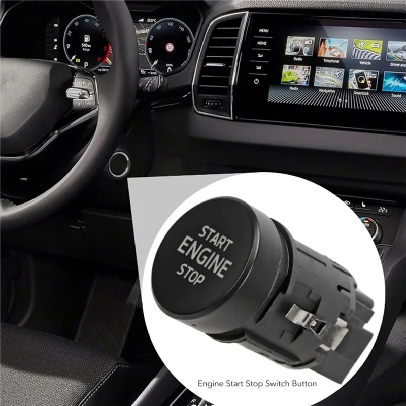 

Практичный переключатель запуска-стопа 3V0905217 3V0905217A для Skoda Karoq Kodiaq Superb Octavia Scala Start-Stop переключатель для Skoda Start-S
