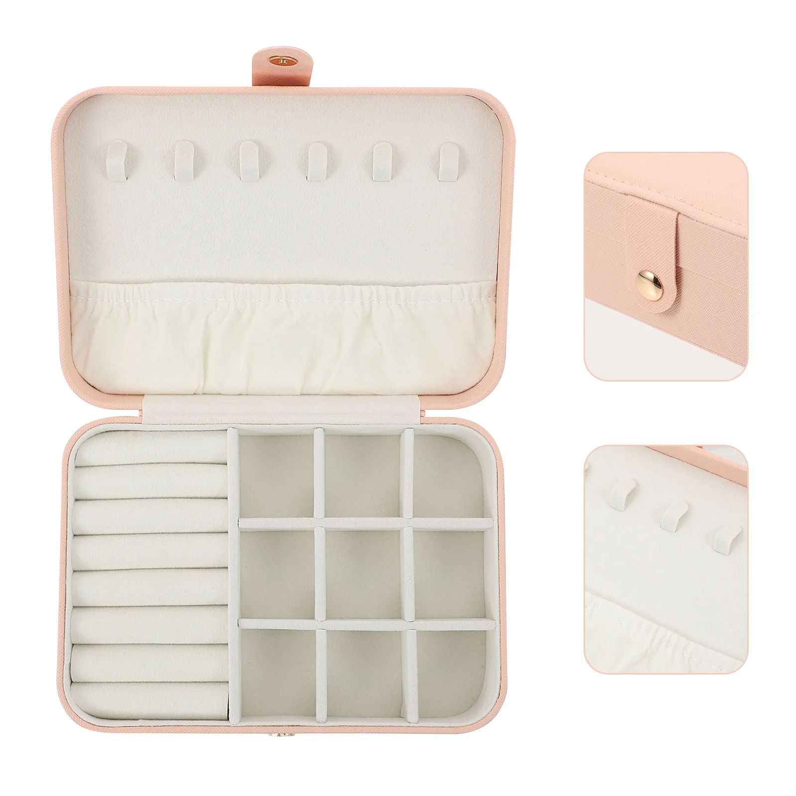 

1 шт. Декоративный органайзер для украшений, универсальный футляр для браслетов, многосекционный контейнер для ожерелий, элегантное украшение для комнаты