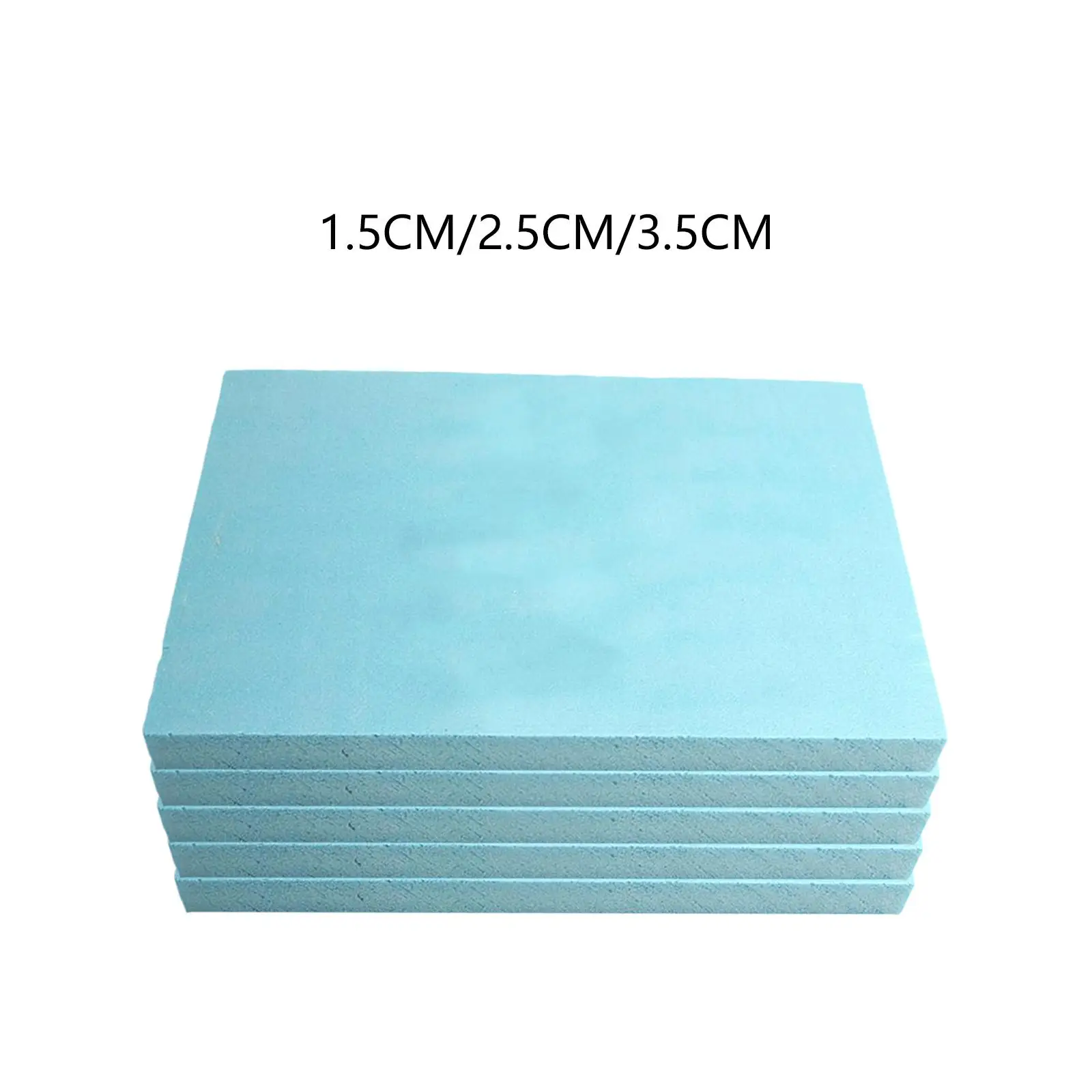 5Pcs Foam Rectangle Blocks Polystyrene Boards for DIY School & Home Art Landscape Scenery Miniature Garden Modeling Accessory