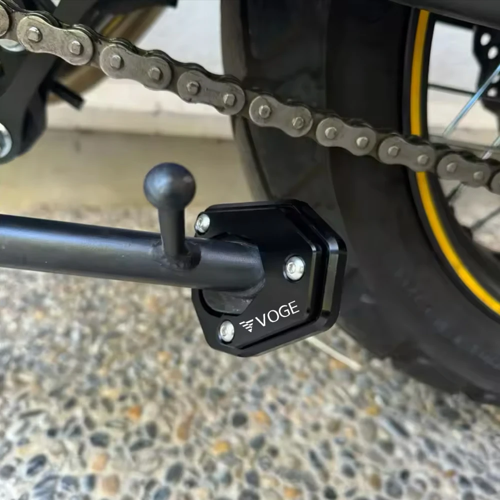 

For VOGE SR3 SR 3 2023 2024 2025 2026 SR250GT SR4MAX Motorcycle Accessories Kickstand Side Stand Enlarger Extension Plate Pads