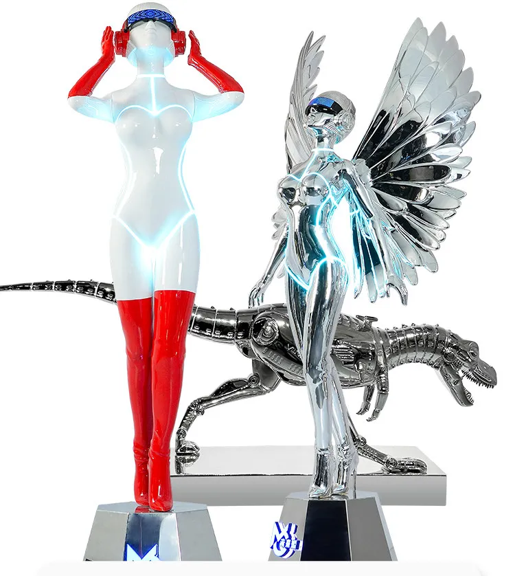 V3 Empty Mountain Base Ornament Future Machinery Ji Muse y Sculpture Art Decoration Ornament