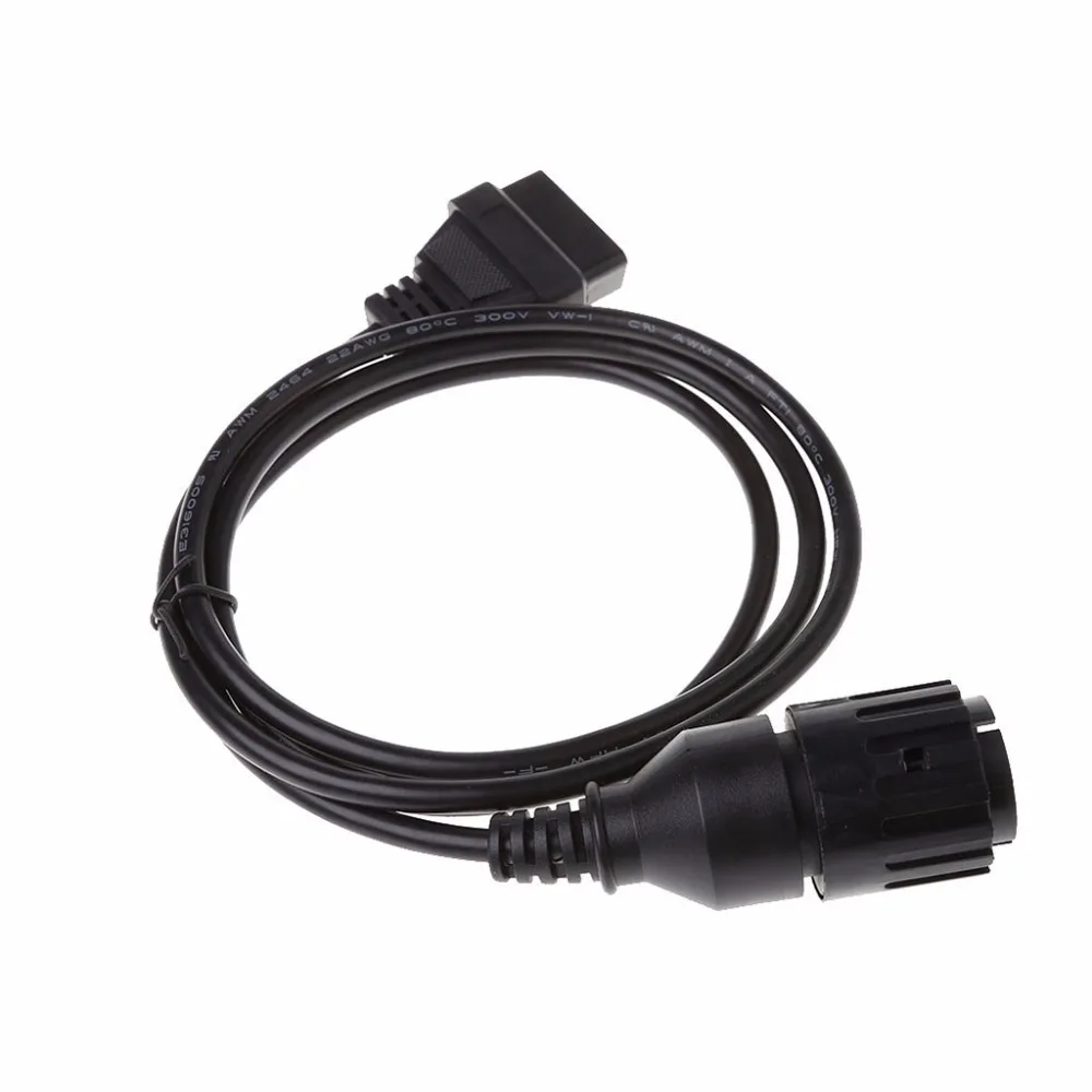 2 Option for BMW 10pin 20Pin Transfer To 16 Pin OBD2 Cable for BMW ICOM EFI Motorcycle 10Pin Adapter 10P 20P Plug Scanner Socket