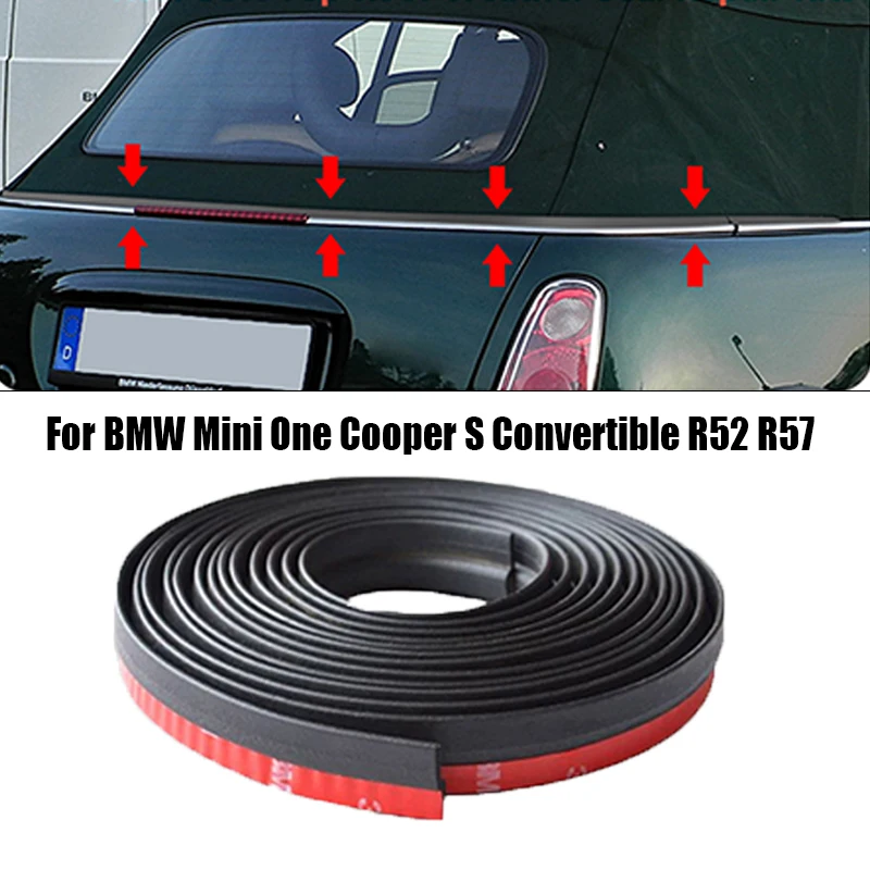 

Car Rear Soft Top Roof Weather Seal Sunroof Window Sealed Repair Kits For BMW Mini One Cooper S Convertible R52 Car Accessories