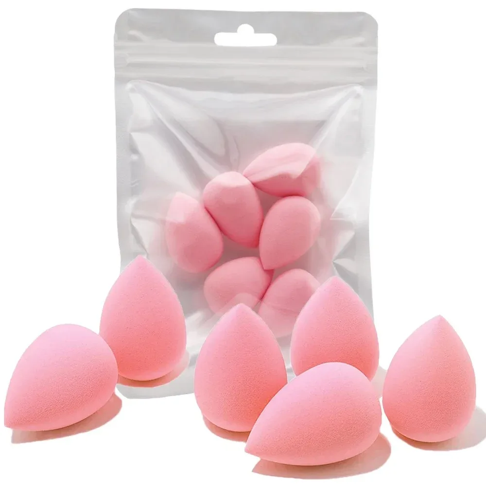 6szt Mini gąbka do makijażu Puder do makijażu Gąbka kosmetyczna do makijażu Korektor w płynie Podkład do twarzy Gąbka kosmetyczna do makijażu Narzędzie