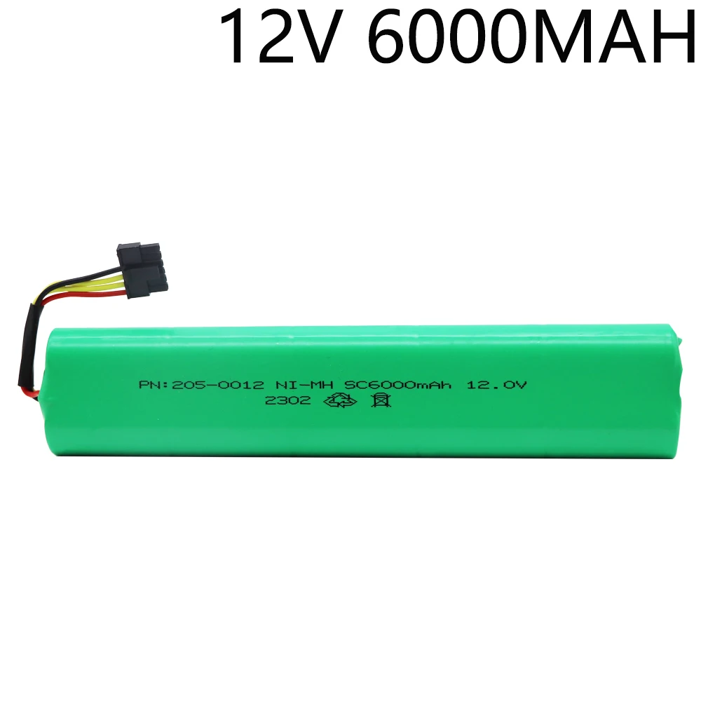 12V 6000mAh Ni-MH Battery upgrade 4500mah for Neato Botvac 70E 75 80 85 D75 D8 D85 Vacuum Cleaners Rechargeable Battery