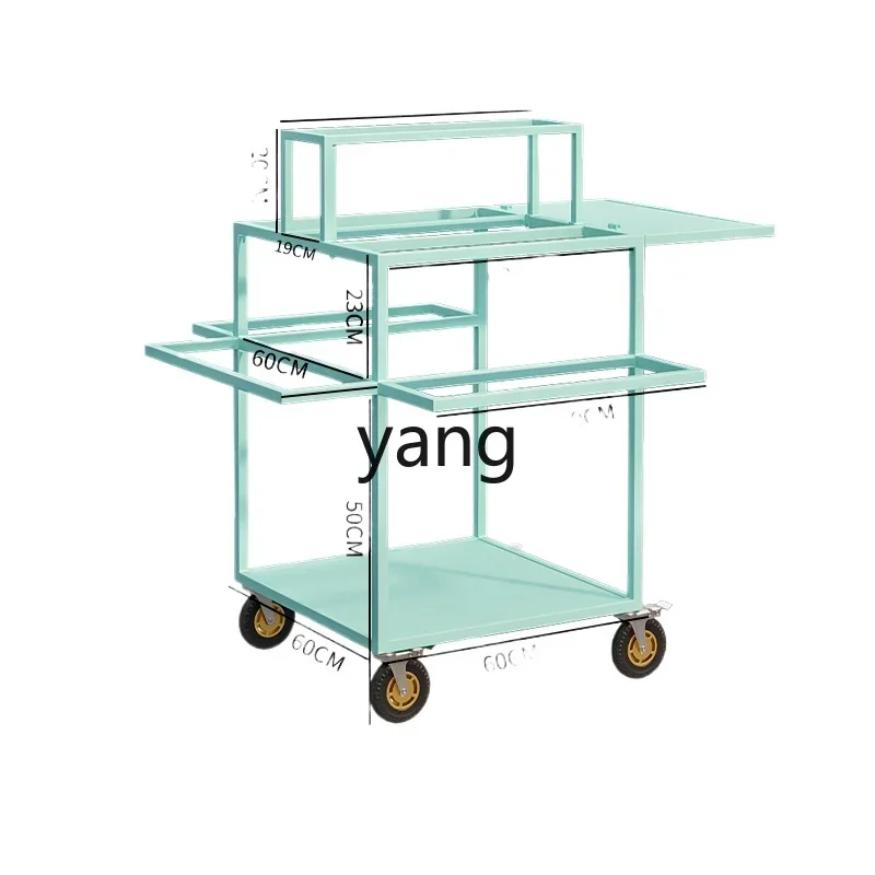 

Yjq stall, flower trolley, outdoor products folding multi-layer sale, flower bucket display stand