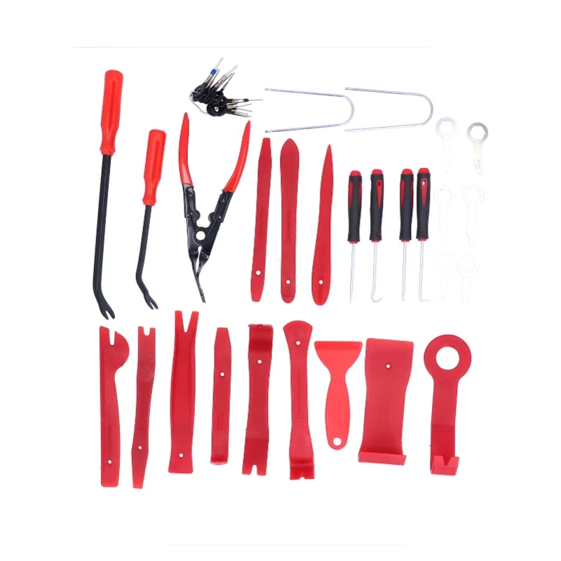 

38Pcs Removal Tool Dash Board Audio Interior Fastener Clip Panel Disassembly For Automotive Marine Furniture Aircraft