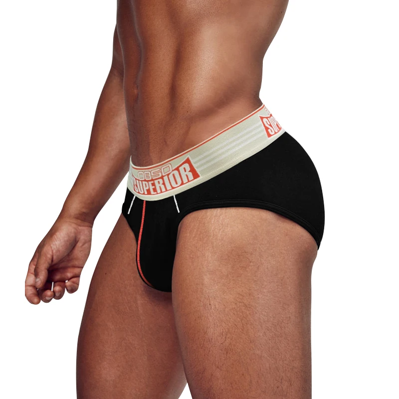 CMENIN-طقم سراويل قطنية قابلة للتنفس للرجال ، سراويل داخلية سوداء مثيرة ، بيكيني سيسي ، سراويل داخلية بحزام رياضي ، زلة ، 3