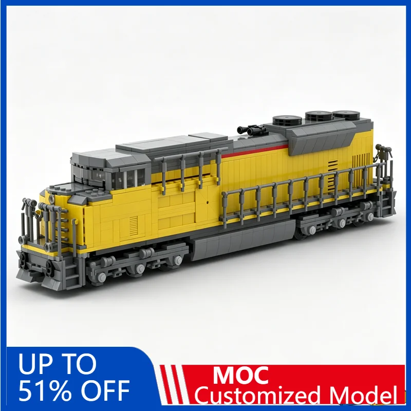

NEW 1561 PCS Union SD70ACe Locomotive Train Series Model Building Blocks DIY Educational Assembly Toy Collection Display Gifts