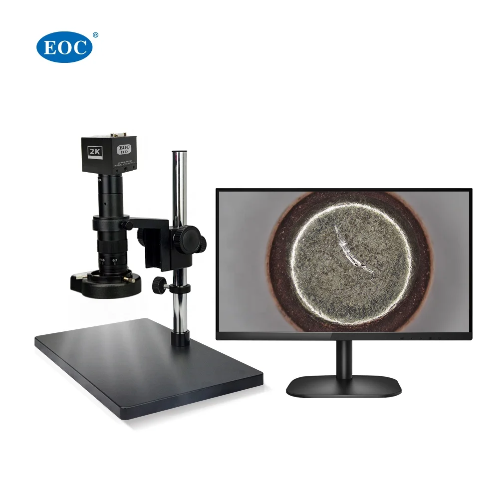 For EOC E-HD2K Digital Video LED Monocular Electron Microscope For Mobile Repair And Optical Usage