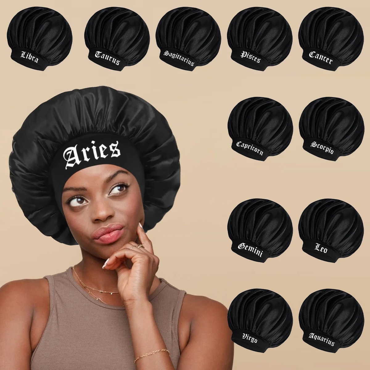 Hair Care Night Routine - Touca de Dormir Feminina Macia e