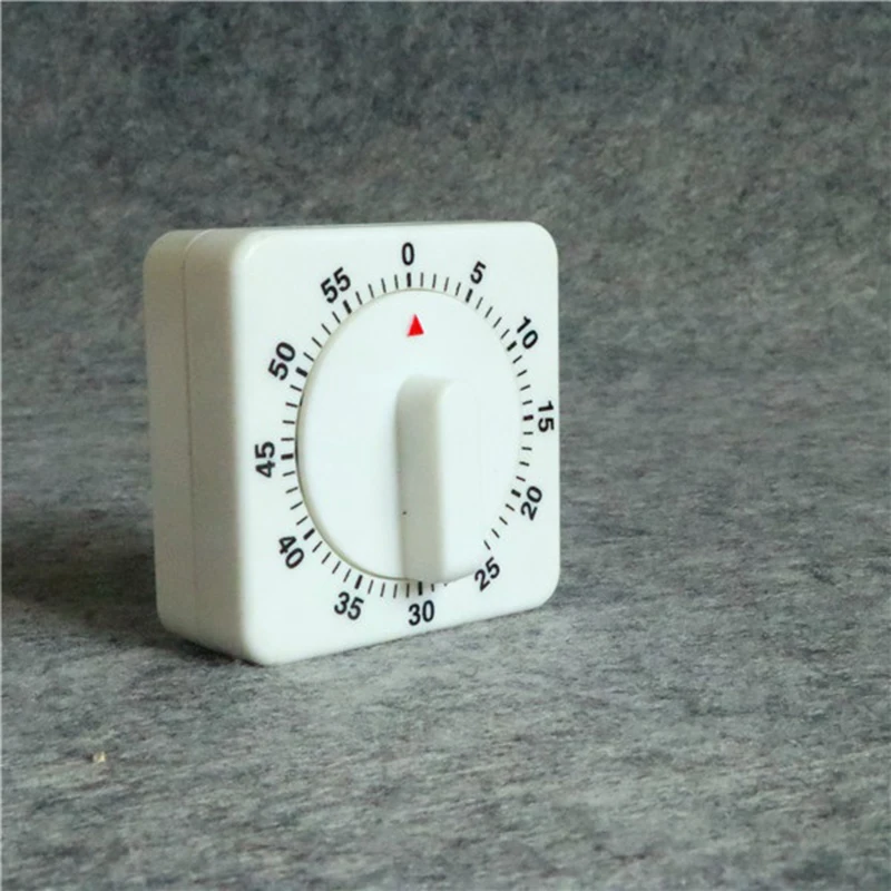 For Kitchen small square pendulum timer 60 minutes timer reminder mechanical timer