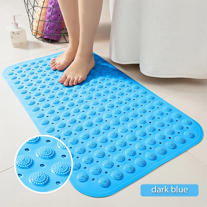 

PVC Bath Mats Non-slip Bathroom Carpet Waterproof Floor Foot Mat Shower Rugs Bathroom Massage Bathtub Carpet