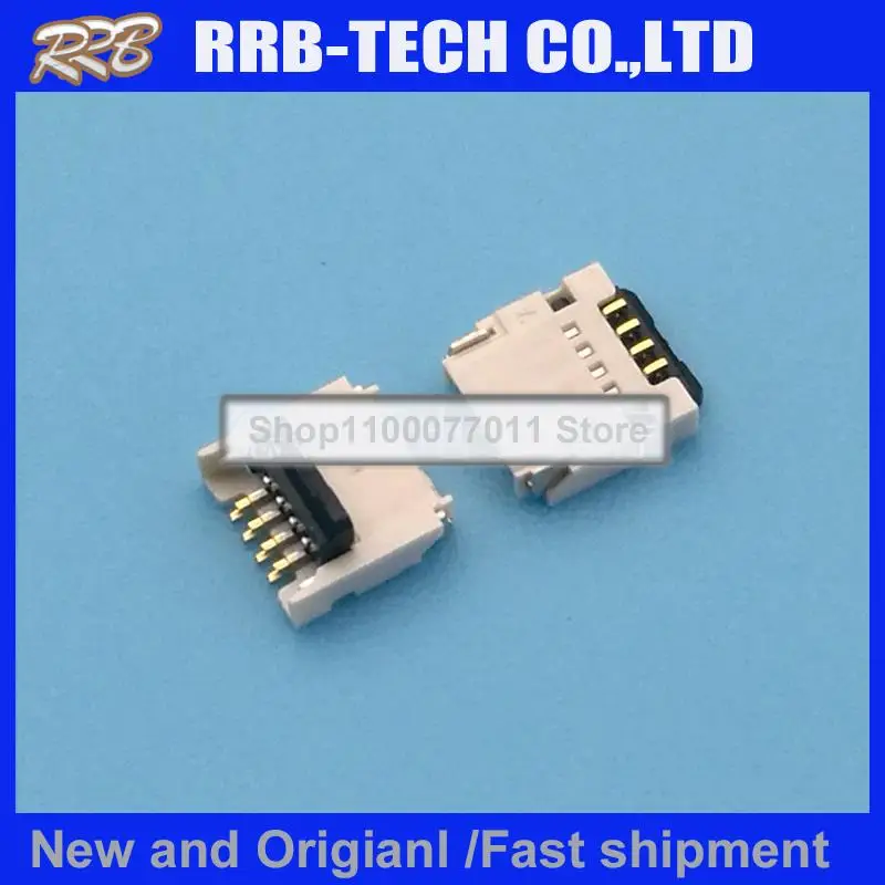 

20pcs/lot 503480-0400 5034800400 0.5mm legs width 4pin flip lock 100% New and Original