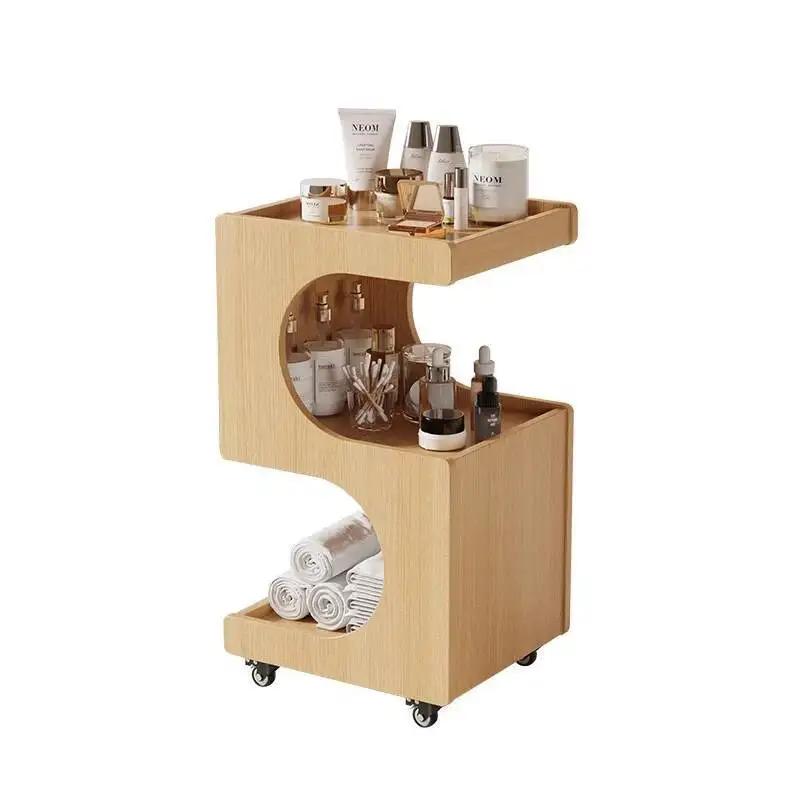 عربة صالون متحركة بسيطة العصرية الجمال عربة تخزين حديثة عربة تصفيف الشعر أداة Carritos Organizadores أثاث الصالون #5