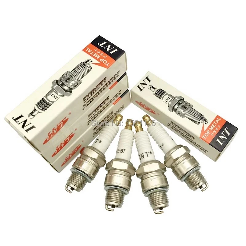 

4PCS INT HS-B7 two stroke outboard yacht spark plug for W7BC BR7HIX IWF22 W22FPU10 BP7HIX BPR7HIX BP7HS B7HS-10 BR7HS B6HS