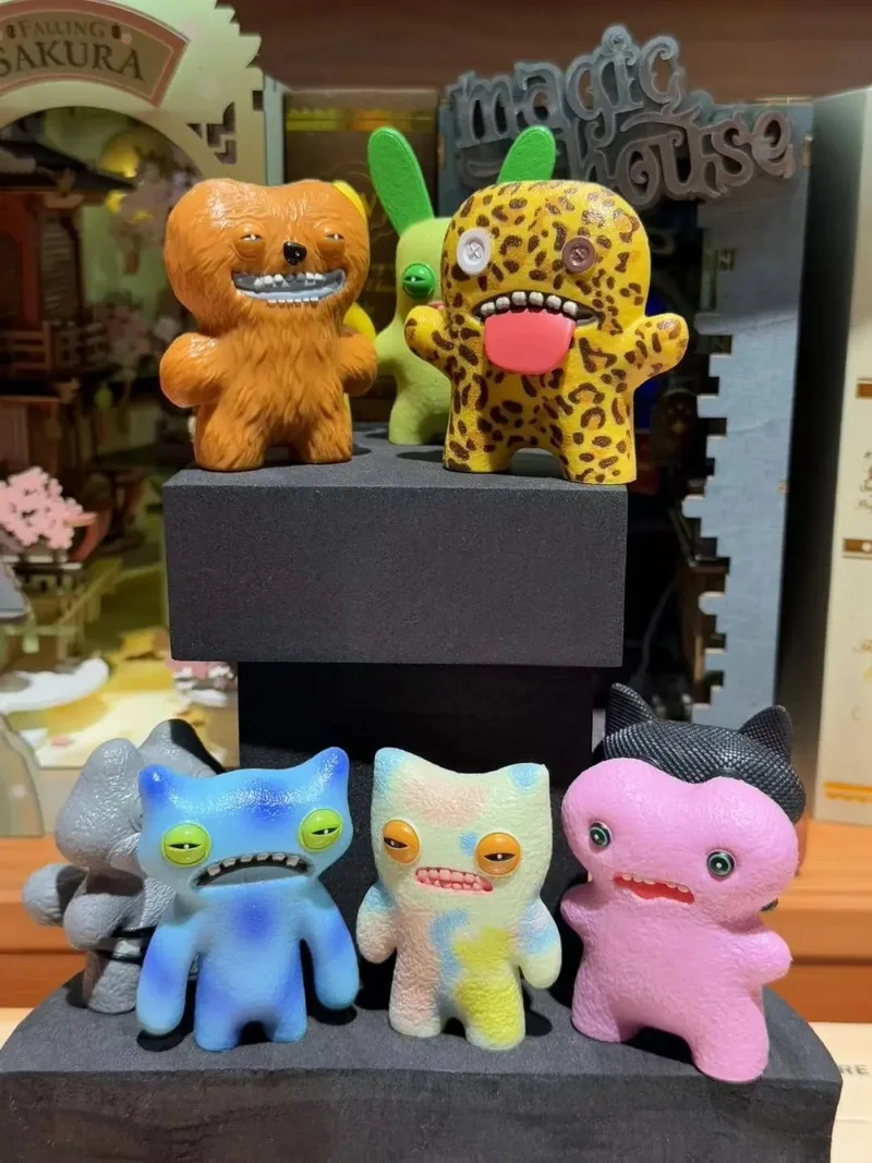 

Genuine Fuggler Cute Tooth Monster Series Blind Box Handheld Keychain Pendant Ugly Cute Trendy Toy Ornament Birthday Gift
