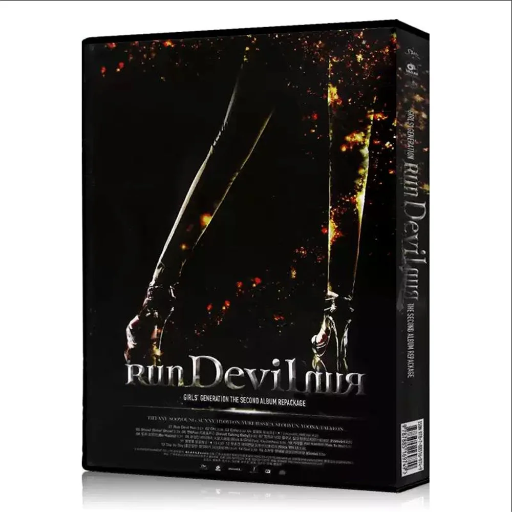 سجلات أقراص مضغوطة أصلية للفتيات من الجيل Run Devil Run ألبوم أغنية البوب اليابانية والكورية CD #3