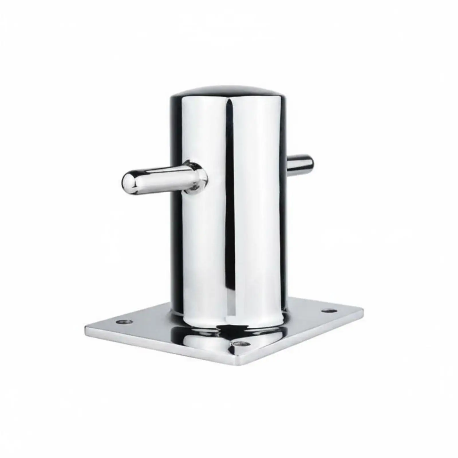 316 Stainless Steel Bollard Mirror-Polished Stainless Steel Mooring Bollard Resistant Boat Mooring Post for Marina, Harbor