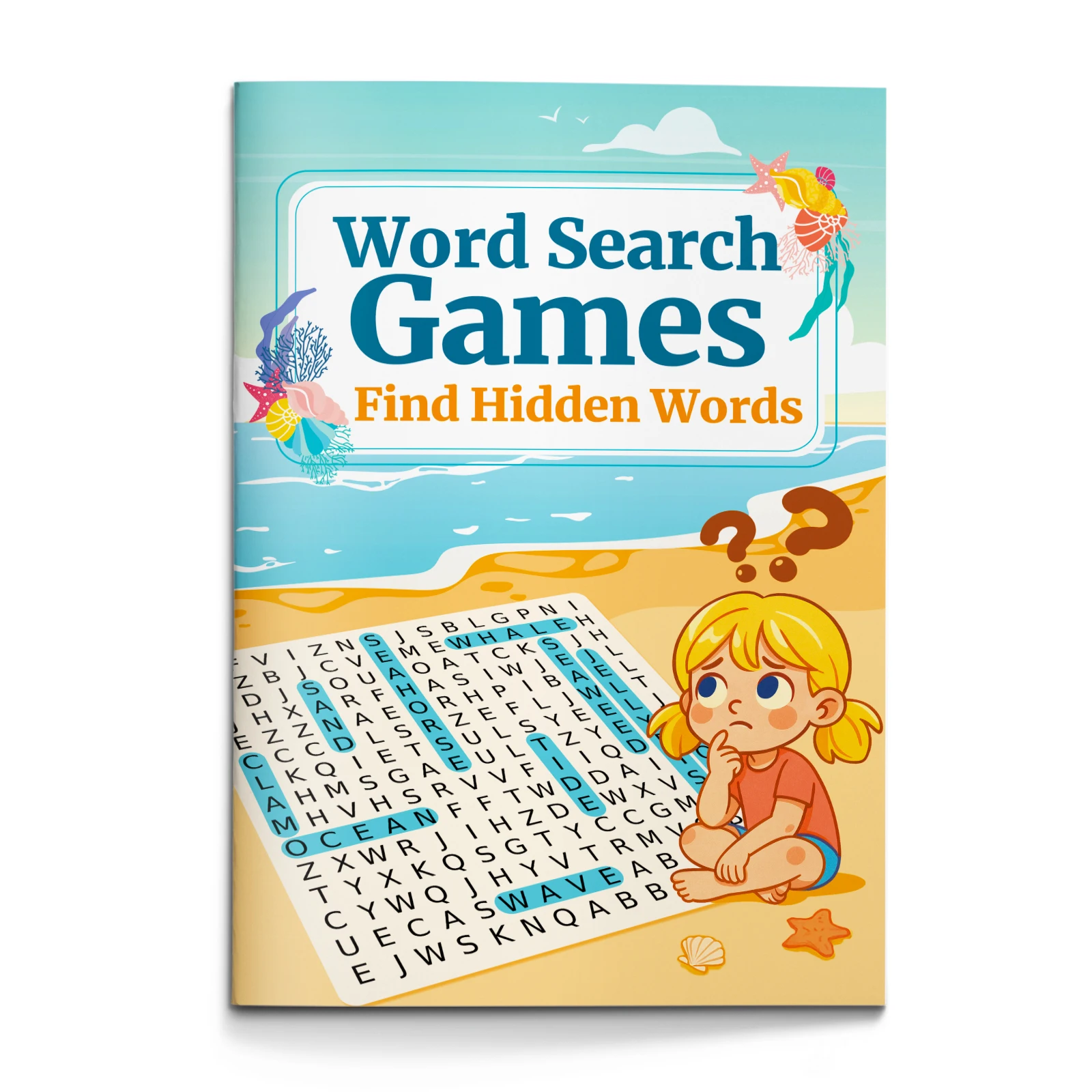 

Word Search Games for Kids Ages 3+ | Ocean-Themed Hidden Word Brain Challenge