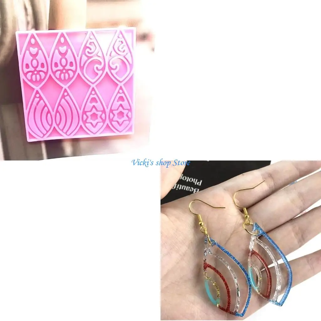 

Silicone Molds Jewelry Charm Epoxy Casting Mold Necklace Jewellery Making DIY