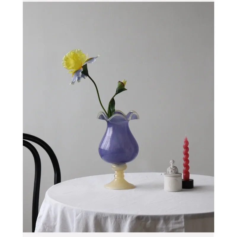 

High-end living room desktop decoration flower ware light luxury