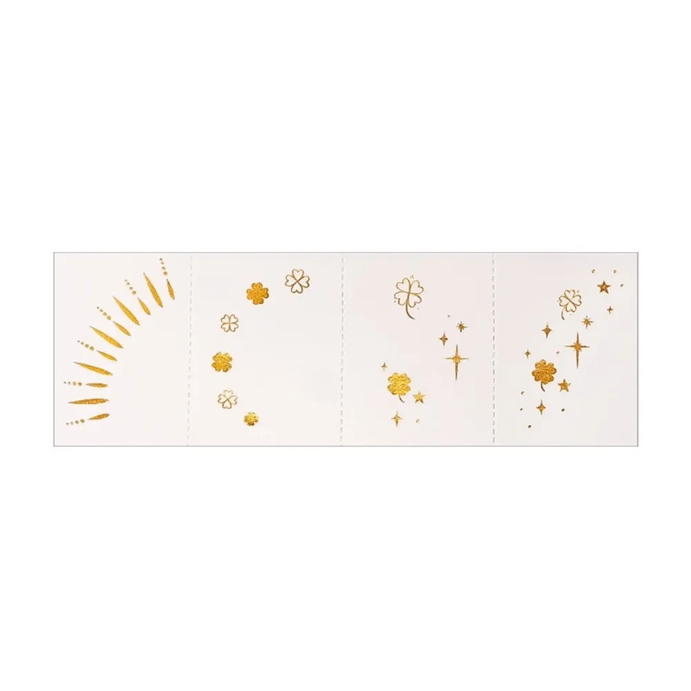 12pcs Waterproof Glitter Freckles Face Tattoo Long Lasting Disposable Face Temporary Tattoos Laser Color Facial Art