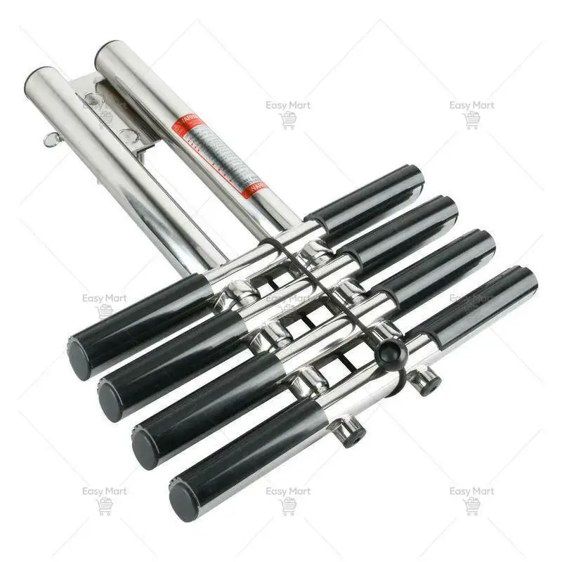 Stainless Steel Folding Telescopic Ladder Hanging Ladder Hidden Non-movable Marine Yacht Hardware