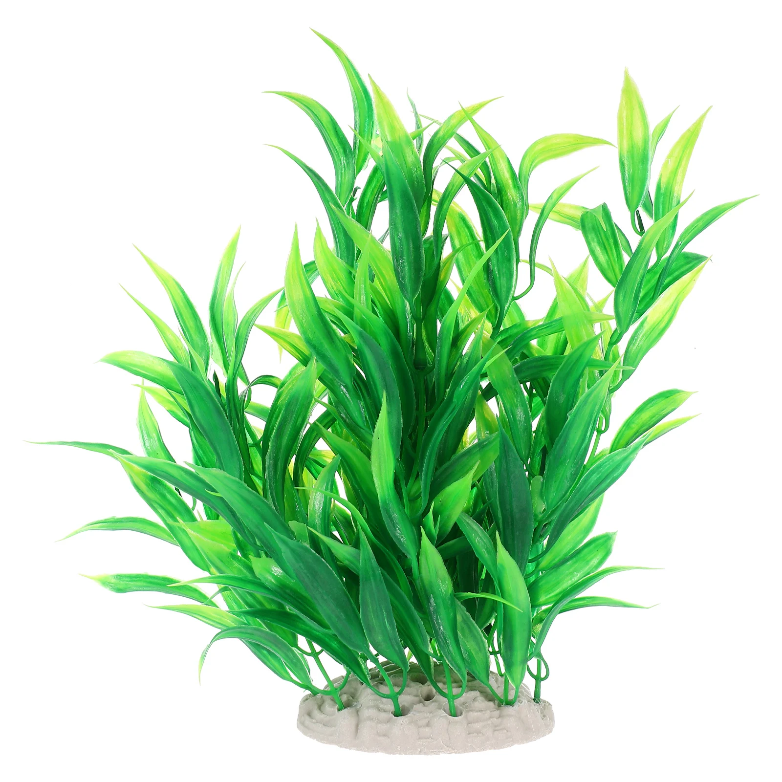 

Lifelike Green Plant nament Fish Tank Aquarium Decorations Reptile Terrarium Accessories RC2506B R om Base Color for Fish