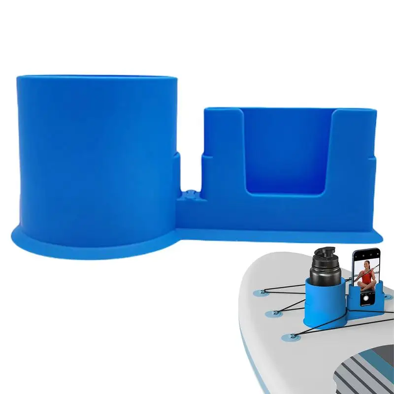 Multi-Functional Paddle Board Cup Holder PVC Creative Kayak Drink Holder Kayak Cup Holders Stand Up Paddle Board Accessories