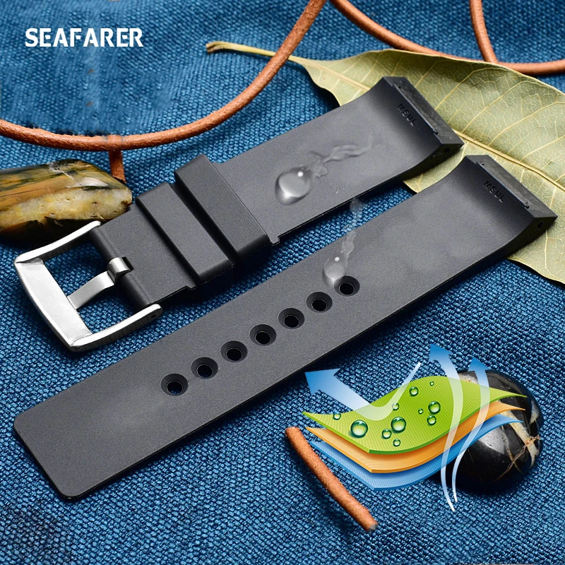 Silicone Watch Strap for Cartier W20121u2 Santos100 Series Men's Women's Sports Waterproof Rubber watchband Accessories 23mm