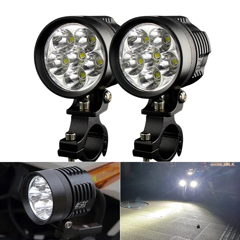 Motorcycle Headlights LED Headlamp Spotlights Fog Head Light For HONDA NC750 S NC750X NC700 S/X NC700S NC700X NSR CBR 650F 600F