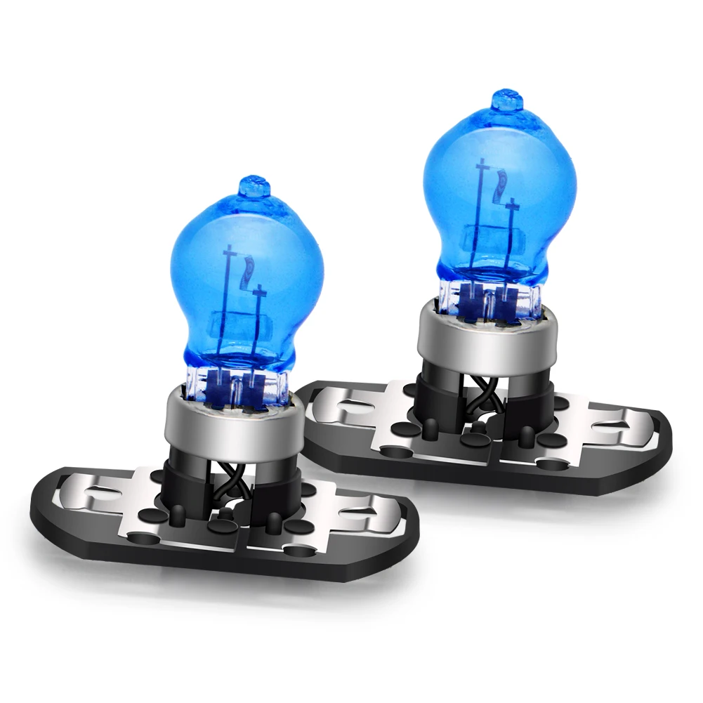 

2Pcs 12V 19W 800LM Super Bright Halogen Bulbs for Car Fog Driving Lights PH19W White Yellow Dual Color DRL Flood Lamp