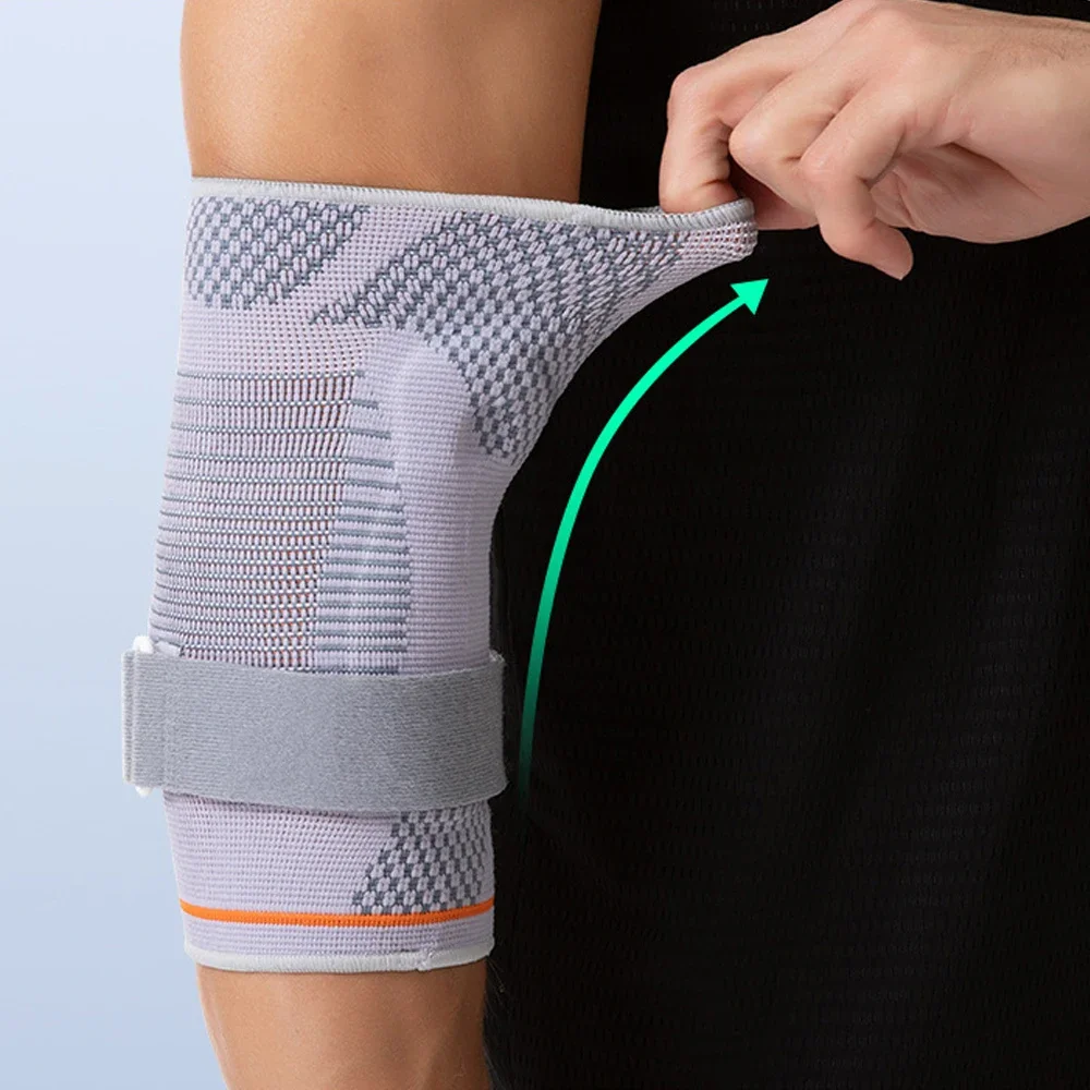 1/2Pcs Elbow Support Brace with Gel Pad for Women & Men Elbow Compression Sleeves for Golfer, Arthritis, Tendonitis Pain Relief