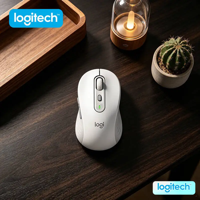

Ergonomic M750 Silent Mouse - Soft Rubber Grips, Bluetooth/2.4G Dual Mode, 24-Month Battery, Work Tool