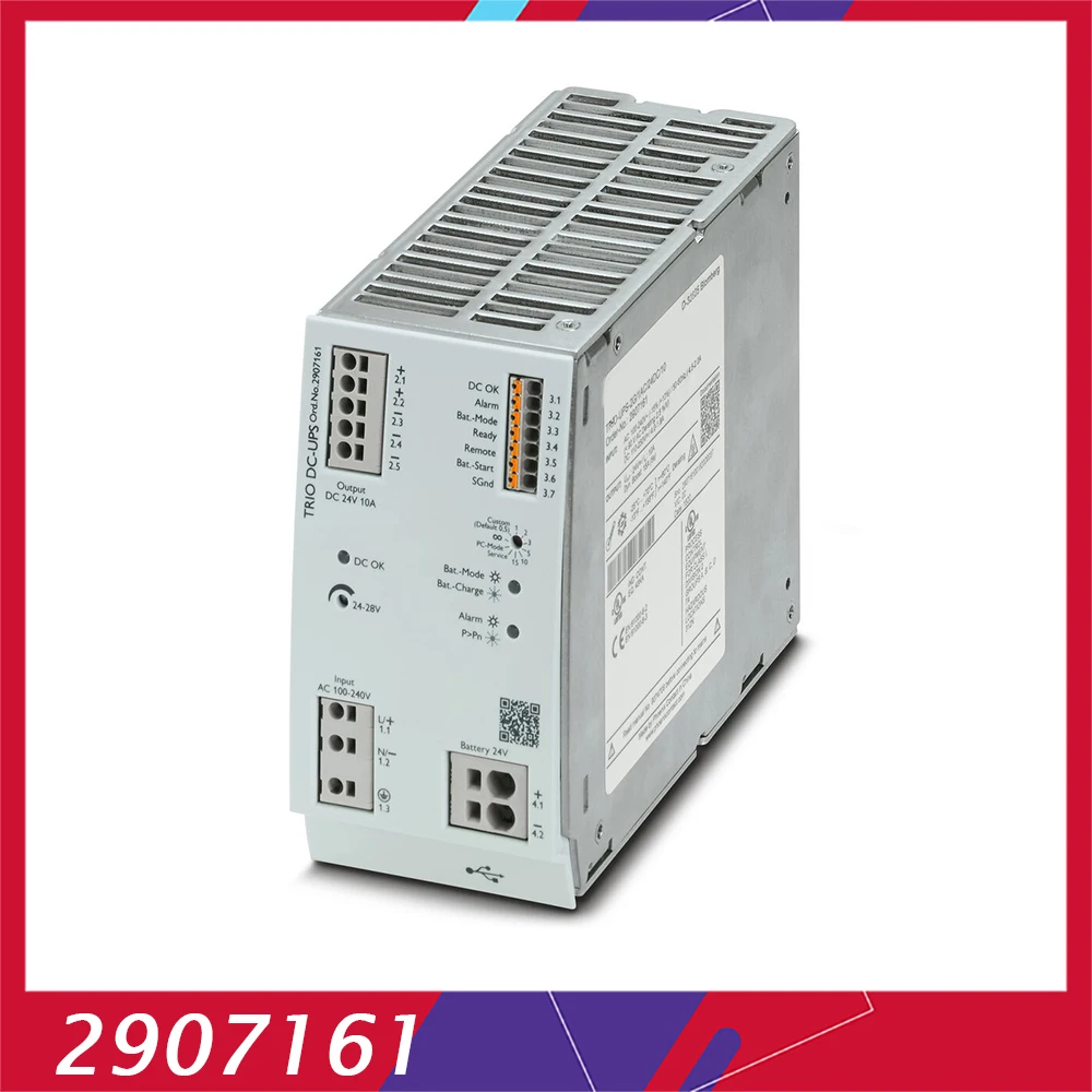 

Новинка 2907161 TRIO-UPS-2G/1AC/24DC/10 TRIO DC-UPS 24VDC/10A источник бесперебойного питания высокого качества Быстрая доставка работает идеально