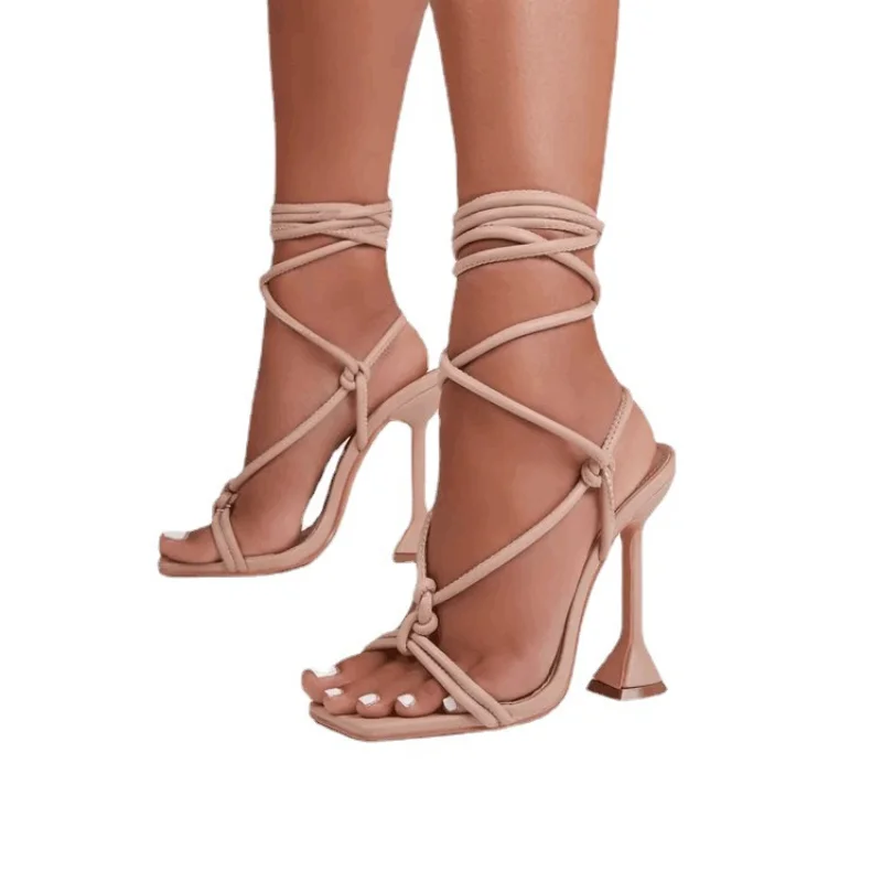 

New Summer Sandals Women Shoes Ankle Strap Woman Sandals Ladies Thin High Heels Female Gladiator Shoes Sexy Pumps Party Shoes