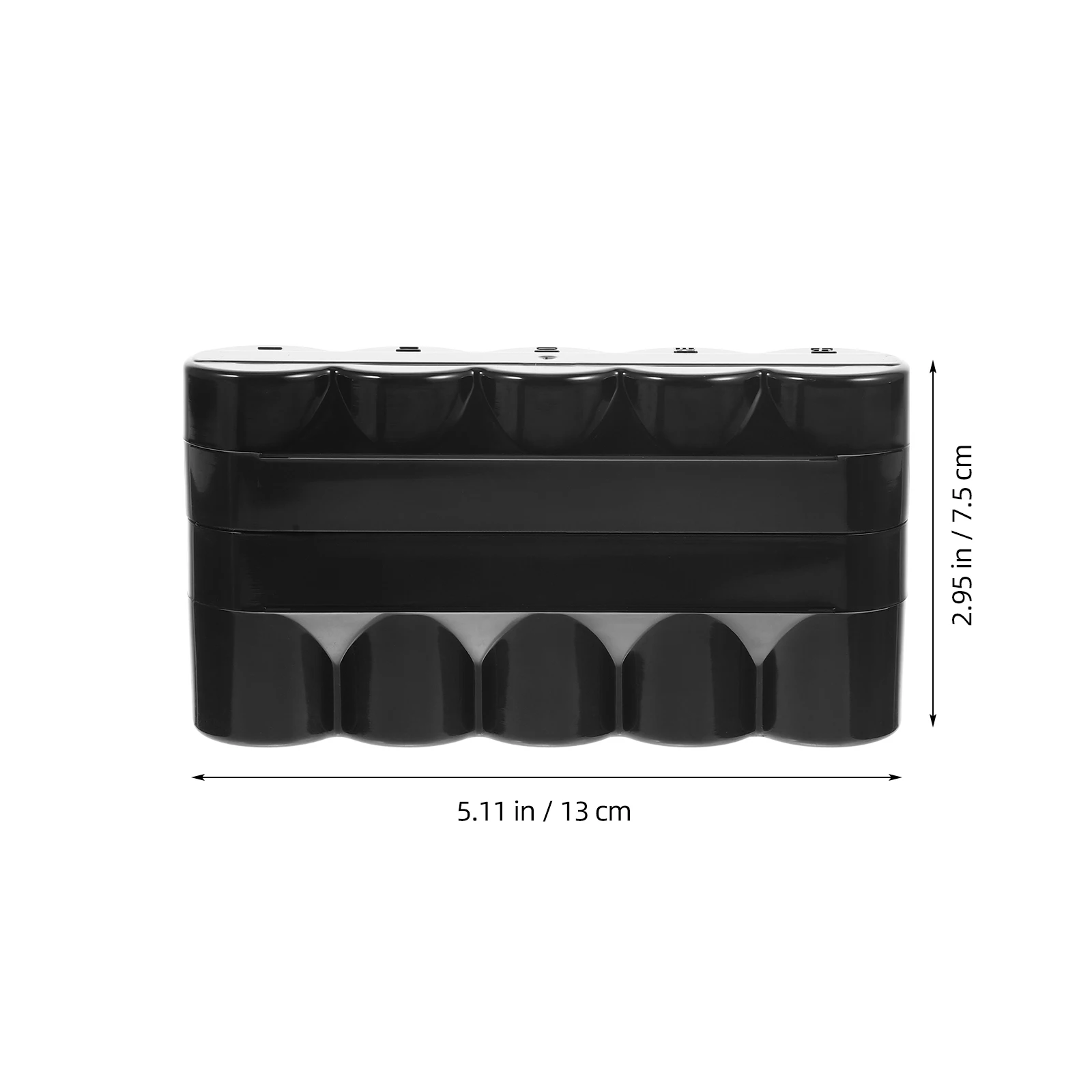 

Film Roll Canisters Hard Plastic Case 5 Rolls Storage Box For Film Carrying Holder Durable Lightweight Protector Empty