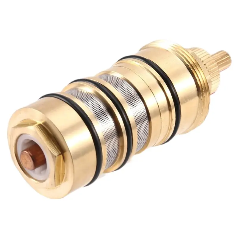 

AB41-сменный латунный термостатический картридж, ремонтный комплект клапана смесителя для душа, контроль температуры воды для ванной комнаты