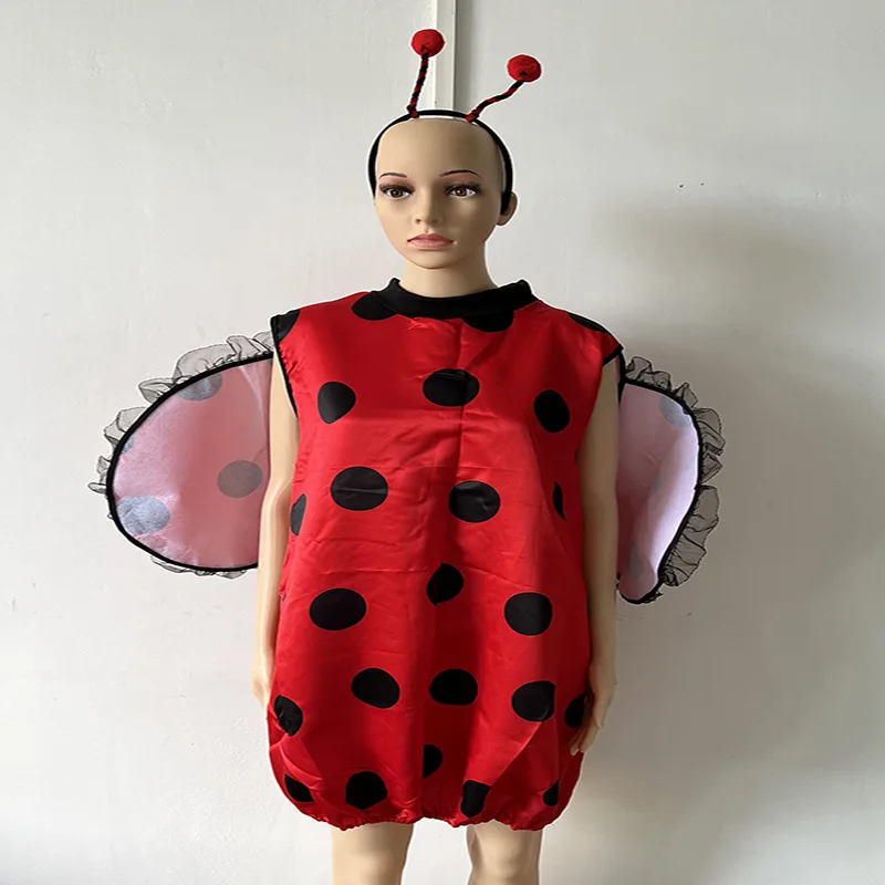 Disfraces de Halloween para adultos y niños, mariquita, abeja, cosplay, vacaciones