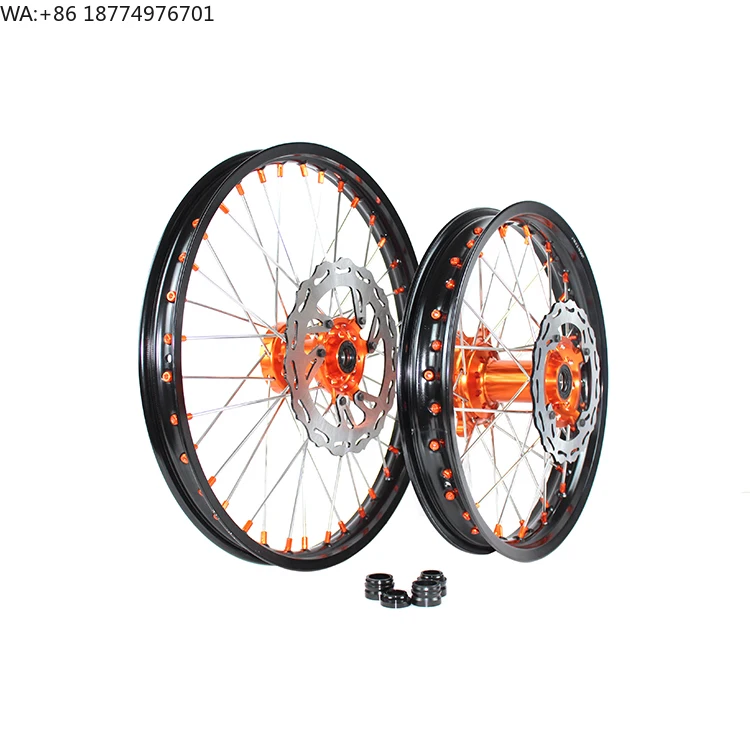 

New Motorcycle Wheels 18/19/21 Aluminum Alloy Motorcycle Parts for KTM EXC SXF 2003-2024 Dirt Bike Wheels
