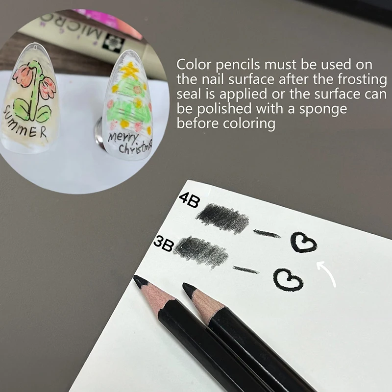 

[WHB]Water Color Pencils Set High-End Professional Nail Art Colored Pencils Gift For Nail Art Enthusiast